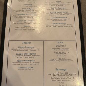 Osteria Mia - Menu - Italian Near Me - Phoenix, Arizona