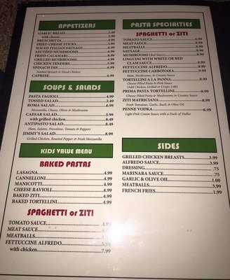 Menu photo 8 Roma Italian Restaurant Bellevue, NE