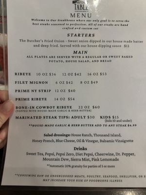 The Butcher's Table by null