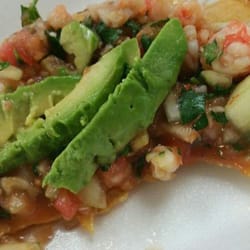 After Having A Few Bites, I Had To Share Their Tostada De Ceviche :) Great For A Snack On A Hot Day!!!