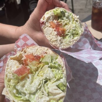 Indigo Cafe - Chicken Caesar wrap - Asian Fusion Near Me - Vida, Oregon