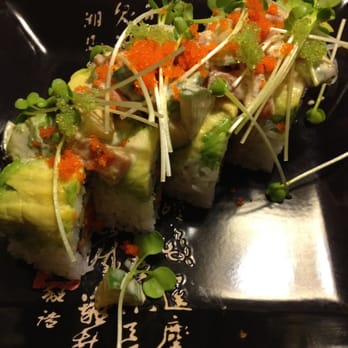 ShoMi - Green Tuna Roll (not on the menu, but posted on their Specials board) - Japanese Near Me - Stockton, California ShoMi - Green Tuna Roll (not on the menu, but posted on their Specials board) - Japanese Near Me - Stockton, California