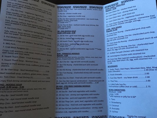 Menu photo 8 Pho Liberty Liberty Lake, WA
