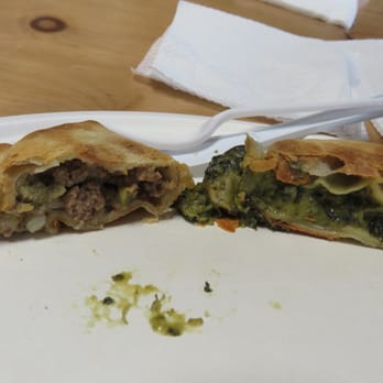 World Empanadas - World Empanadas - inside the beef and the spinach & cheese 3/2016 - Latin American Near Me - Burbank, California World Empanadas - World Empanadas - inside the beef and the spinach & cheese 3/2016 - Latin American Near Me - Burbank, California
