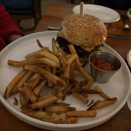 The tavern burger. It's a burger. The tavern burger. It's a burger.