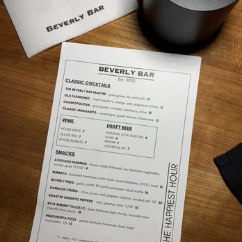 Beverly Bar - Wine Bars Near Me - Beverly Hills, California