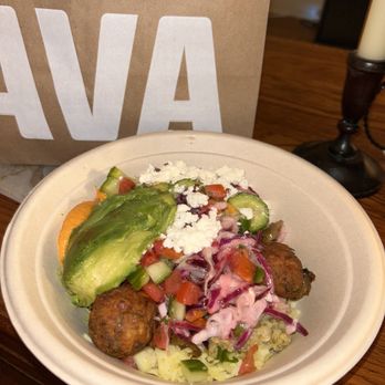 CAVA - Half-filled bowl. - Salad Near Me - Atlanta, Georgia