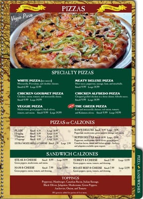 Menu photo 5 Sammio's Hope Mills, NC