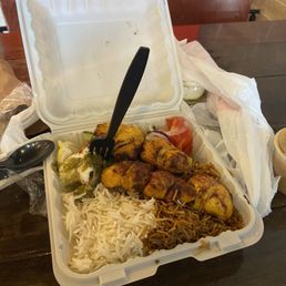 #2 Chicken Kabob Platter