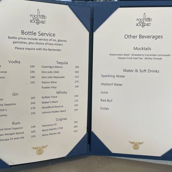 Rooftop at the Roosevelt - Poolside bottle service menu, August 2023 - Swimming Pools Near Me - New Orleans, Louisiana Rooftop at the Roosevelt - Poolside bottle service menu, August 2023 - Swimming Pools Near Me - New Orleans, Louisiana