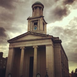 The Peppercanister Church / Saint Stephens Church - The Pepper Canister is a lovely site against a gray backdrop!