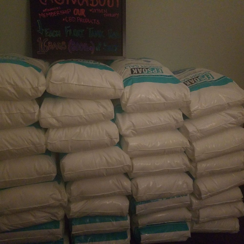 Lucidity Float and Wellness Center - Each tank has 16 bags of salt, which is still less then a Call of Duty player. - Float Spa Near Me - Chattanooga, Tennessee Lucidity Float and Wellness Center - Each tank has 16 bags of salt, which is still less then a Call of Duty player. - Float Spa Near Me - Chattanooga, Tennessee