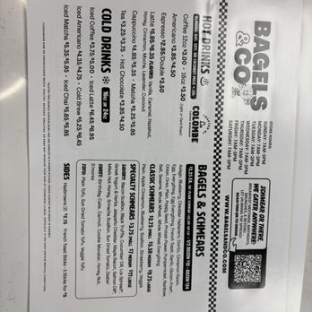 Bagels & Co - Menu 7/26 - Coffee & Tea Near Me - Davie, Florida Bagels & Co - Menu 7/26 - Coffee & Tea Near Me - Davie, Florida