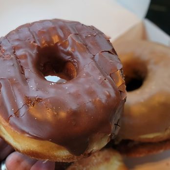 Donut Wheel - Chocolate Raised donut - Donuts Near Me - Cupertino, California