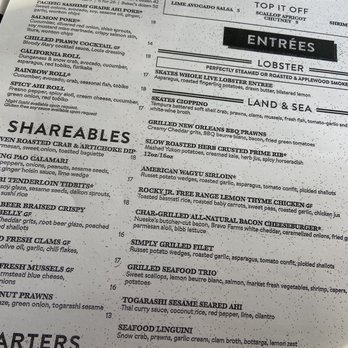 Skates On The Bay - Menu - Seafood Near Me - Berkeley, California