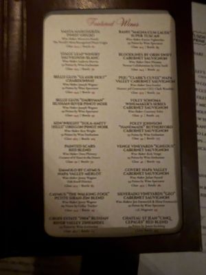Menu photo 4 Charley's Steak House Tampa, FL