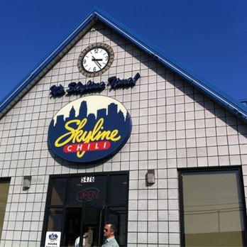 Skyline Chili - a man standing outside of a building - Fast Food Near Me - Cincinnati, Ohio Skyline Chili - a man standing outside of a building - Fast Food Near Me - Cincinnati, Ohio