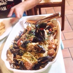 Il Ristorantino di Alì - Spaghetti con Vongole, Cozze e Scampi