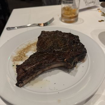 Eddie V's Prime Seafood - 22 oz USDA Prime Bone-In Ribeye - Seafood Near Me - Princeton, New Jersey