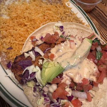 Baja Sonora Mexican Restaurant - #8A-One Soft Taco (fish) - Mexican Near Me - Long Beach, California