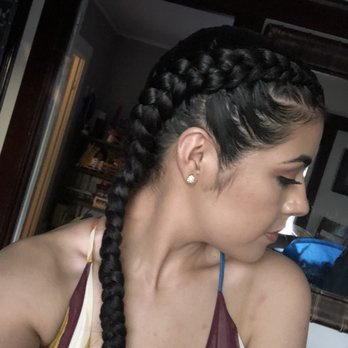 Braids By Kadi - Two corn rows by kadi - Hair Stylists Near Me - Antioch, California