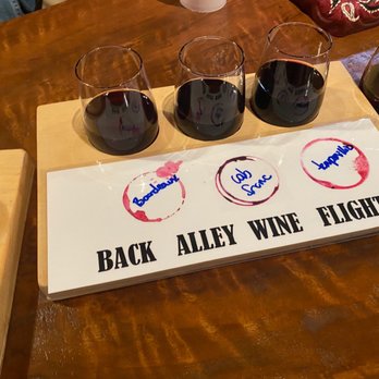 Back Alley Wine Bar - Back alley wine flight - Wine Bars Near Me - Prescott, Arizona