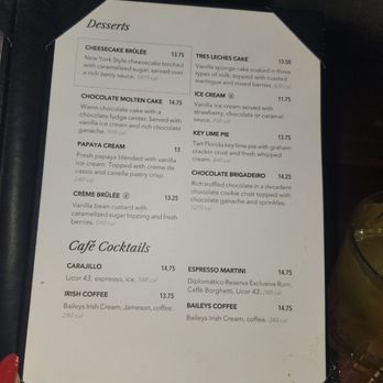 Fogo de Chão - Dessert Menu - Steakhouses Near Me - New York, New York