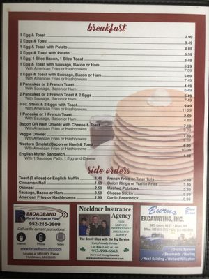 Menu photo 1 Hillcrest Cafe & Catering Norwood, MN Menu photo 1 Hillcrest Cafe & Catering Norwood, MN