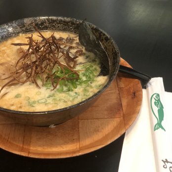 Ramen Champ - Tonkotsu Ramen: Flavorful broth and melt in mouth pork! Noodle itself could be softer, so it'd absorb some of the flavor - Ramen Near Me - San Jose, California