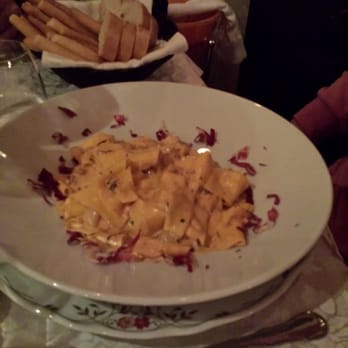 Il Torchio - Pappardelle radicchio e gamberetti - Wine Bars Near Me - Dogliani, CN