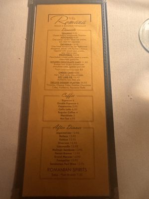 Menu photo 3 Villa Romana Hollywood, FL Menu photo 3 Villa Romana Hollywood, FL