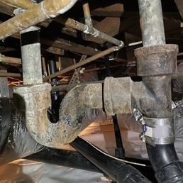 Before: leaky rusty mess Before: leaky rusty mess