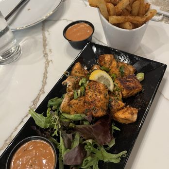 Kristy’s Creole Kitchen - Salmon bites and French fries - Salad Near Me - Charlotte, North Carolina Kristy’s Creole Kitchen - Salmon bites and French fries - Salad Near Me - Charlotte, North Carolina