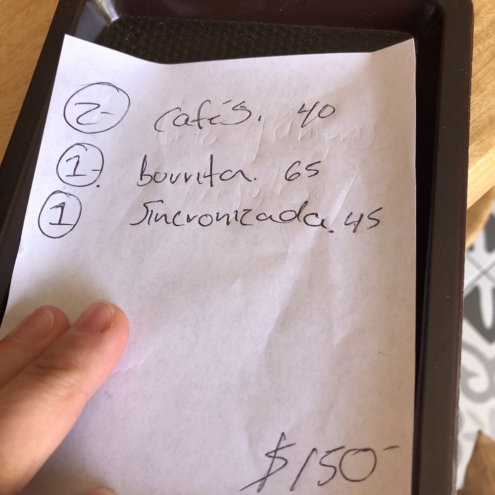 La Consentida - Our check. - Mexican Near Me - Puerto Vallarta, JAL