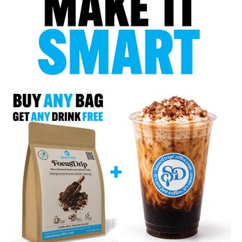 SmartDrip Coffee - Buy and of our bags of coffee and get any $10 off any signature drink. - Coffee Roasteries Near Me - San Pedro, California SmartDrip Coffee - Buy and of our bags of coffee and get any $10 off any signature drink. - Coffee Roasteries Near Me - San Pedro, California