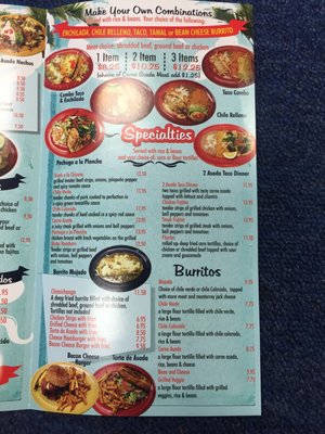 Menu photo 8 La Estrella Mexican Restaurant Selma, CA
