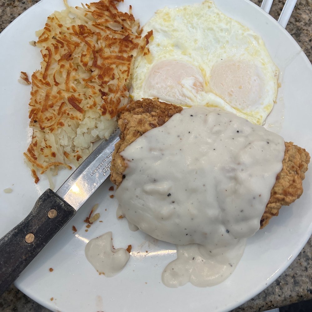 Eggsquisite Cafe - Chicken fried steak - Breakfast & Brunch Near Me - McKinney, Texas