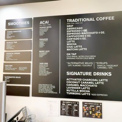 Menu photo 2 602 Coffee & Acai Huntington Beach, CA