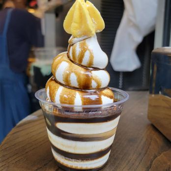 Baiten - Hojicha Soft Serve - Desserts Near Me - Seattle, Washington Baiten - Hojicha Soft Serve - Desserts Near Me - Seattle, Washington