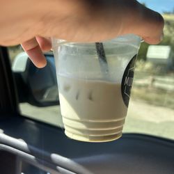 The Mud Room - Matcha with oat milk.