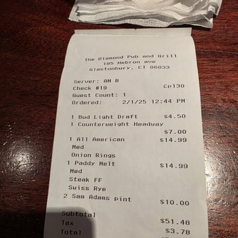 The Diamond Pub & Grill - American Near Me - Glastonbury, Connecticut The Diamond Pub & Grill - American Near Me - Glastonbury, Connecticut