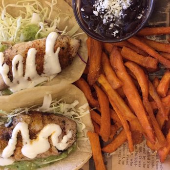 Pacific Catch - Mahi mahi tacos and sweet potato fries - Seafood Near Me - San Mateo, California