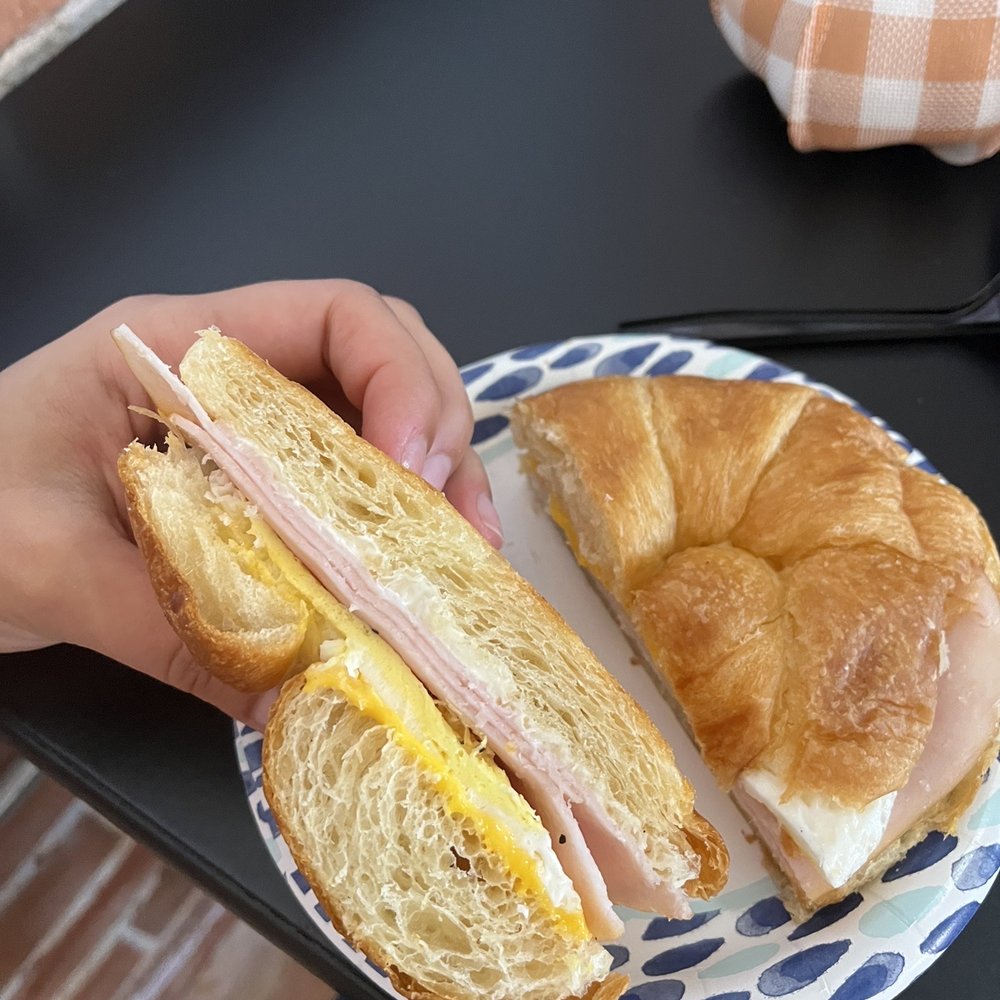 C Square Cafe - Croissantwich- American cheese, egg, cream cheese, and turkey - Coffee & Tea Near Me - Carrollton, Texas C Square Cafe - Croissantwich- American cheese, egg, cream cheese, and turkey - Coffee & Tea Near Me - Carrollton, Texas