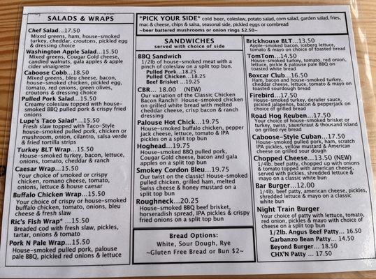 Menu photo 3 Palouse Caboose Bar And Grill Palouse, WA