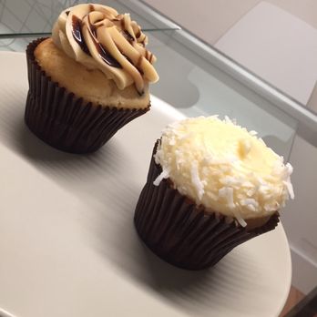 Smallcakes - Fat Elvis (left) and Coconut (right) - Desserts Near Me - Richmond, Virginia Smallcakes - Fat Elvis (left) and Coconut (right) - Desserts Near Me - Richmond, Virginia