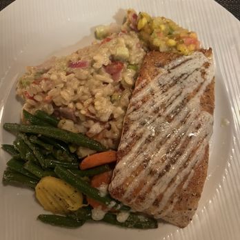 L'Attitude 28 - Top deck salmon - Seafood Near Me - New Port Richey, Florida L'Attitude 28 - Top deck salmon - Seafood Near Me - New Port Richey, Florida