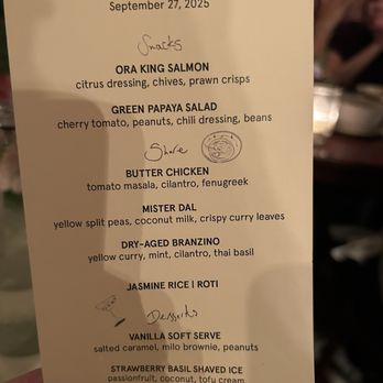Cobi's - Fixed Menu - so delicious!! - Indian Near Me - Santa Monica, California