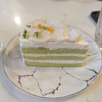 Laos In Town - Pandan coconut cake - Laotian Near Me - Washington, DC, District of Columbia Laos In Town - Pandan coconut cake - Laotian Near Me - Washington, DC, District of Columbia