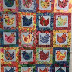 Jesters Wild Longarm Quilting and Embroidery - Hen Party Quilt (56x51)