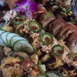 Various sushi rolls